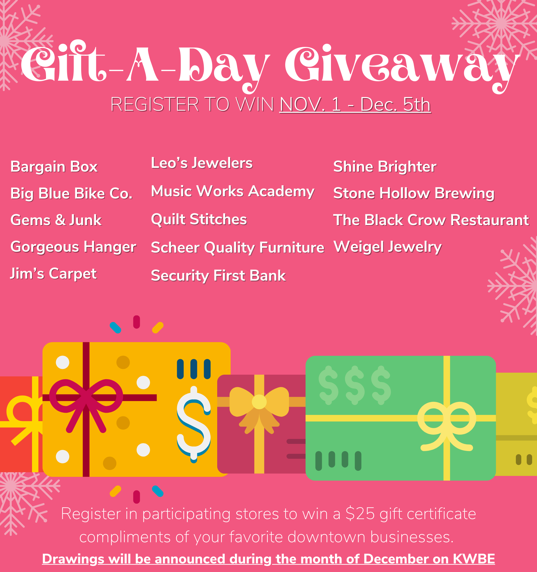 Gift-A-Day Giveaway!